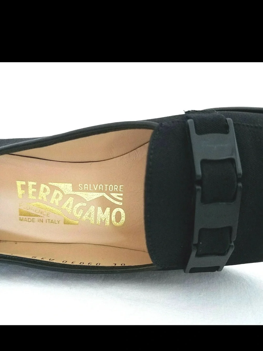Salvatore Ferragamo Black Suede Square-Toe Loafers